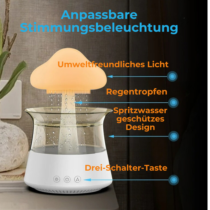 Licht-Regenwolken Aromatheraphie Luftbefeuchter